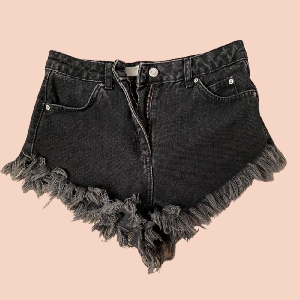 TopShop Moto High Waisted Kiri Shorts